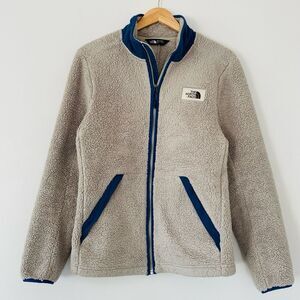 The North Face Teddy Gray and Blue Freece Jacket sz S/P